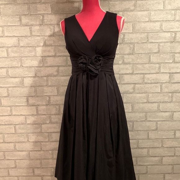 Jessica Howard Dresses Jessicahoward Evening Black Midi Wedding